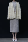 SWAYING 24 Autumn and Winter Thick Seamless Straight Skirt SW-SW24AW3B03-QH Light Gray SW-SW24AW3B02